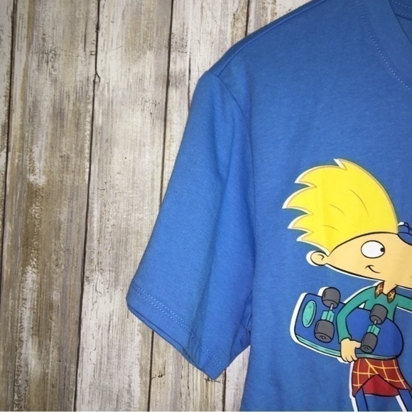NWT Nickelodeon Hey Arnold Blue Crop - Picture 2 of 5